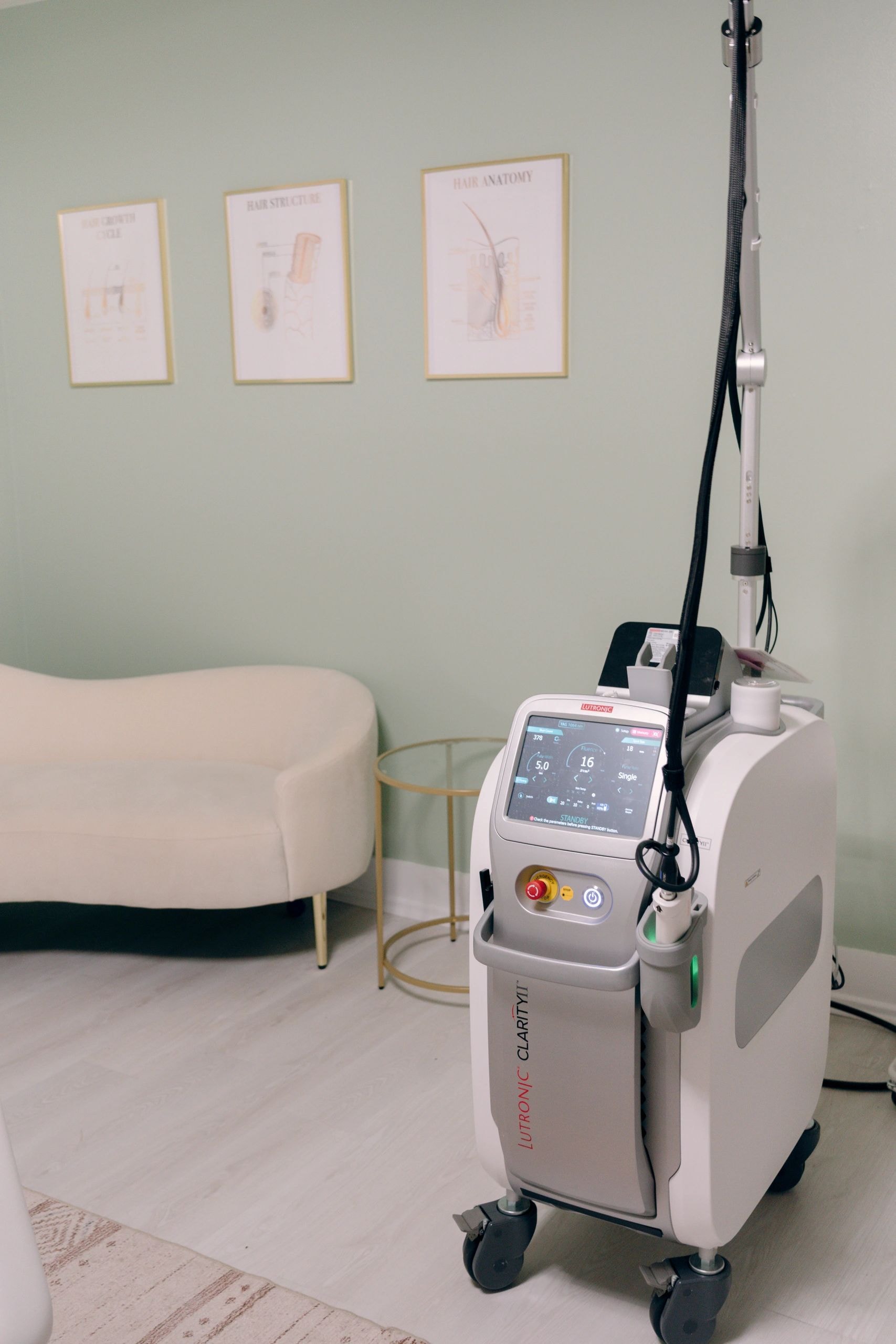 Laser hair removal treatment